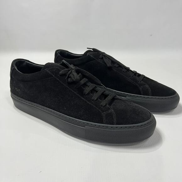 Common Projects Original Achilles Low Suede Sneakers SIZE EU 42 Black US 9 ITALY main image 8